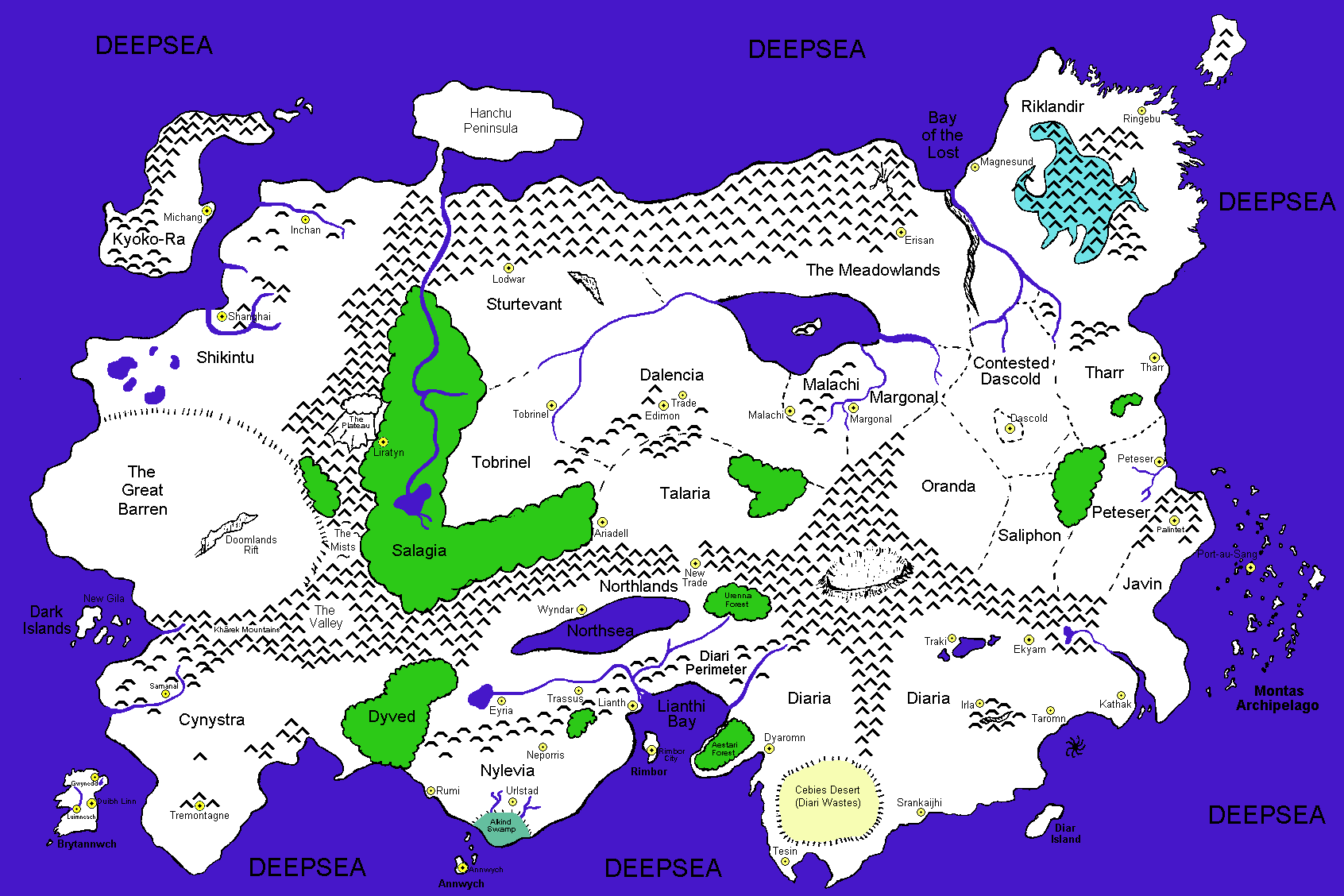 Map of Ataniel